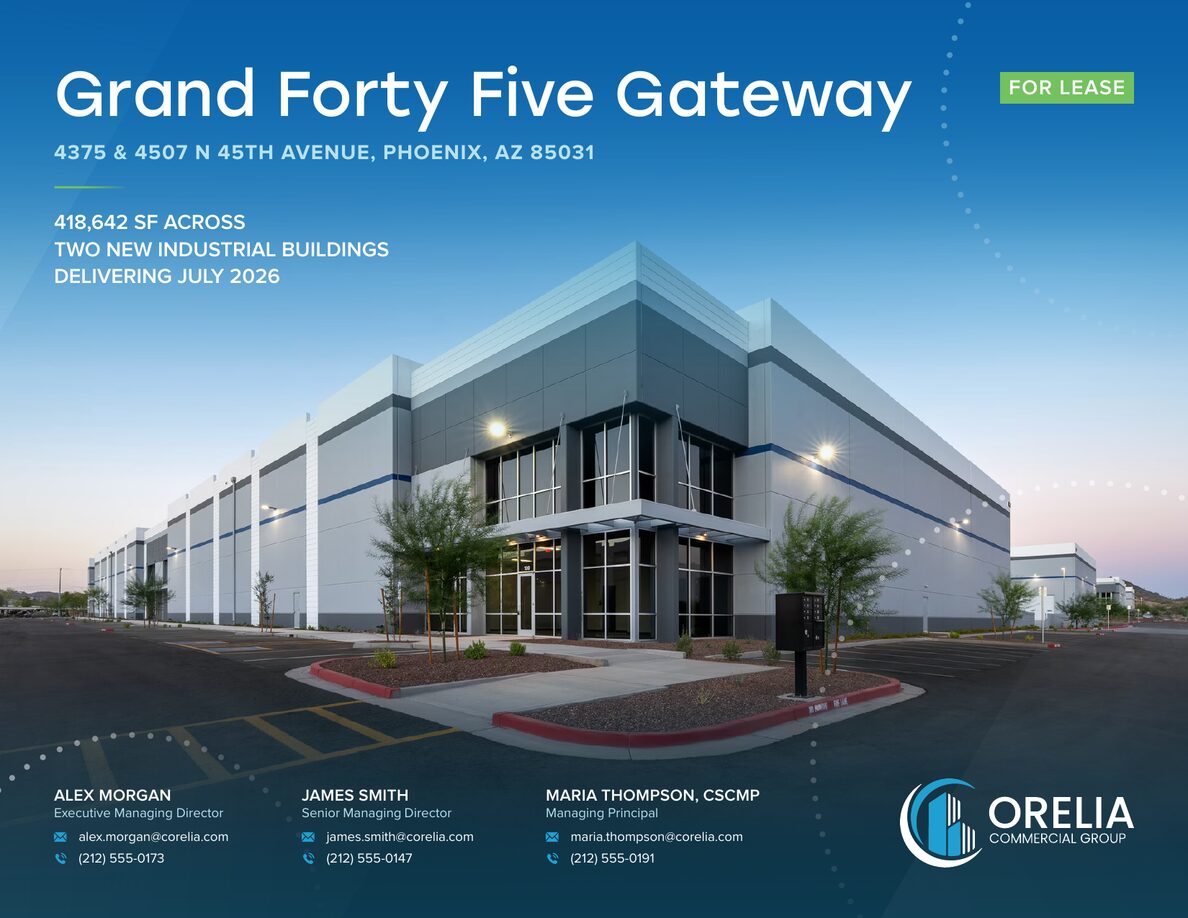 Industrial Brochure sample, page 1 of 7
