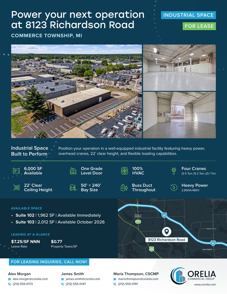 Industrial Flyer sample