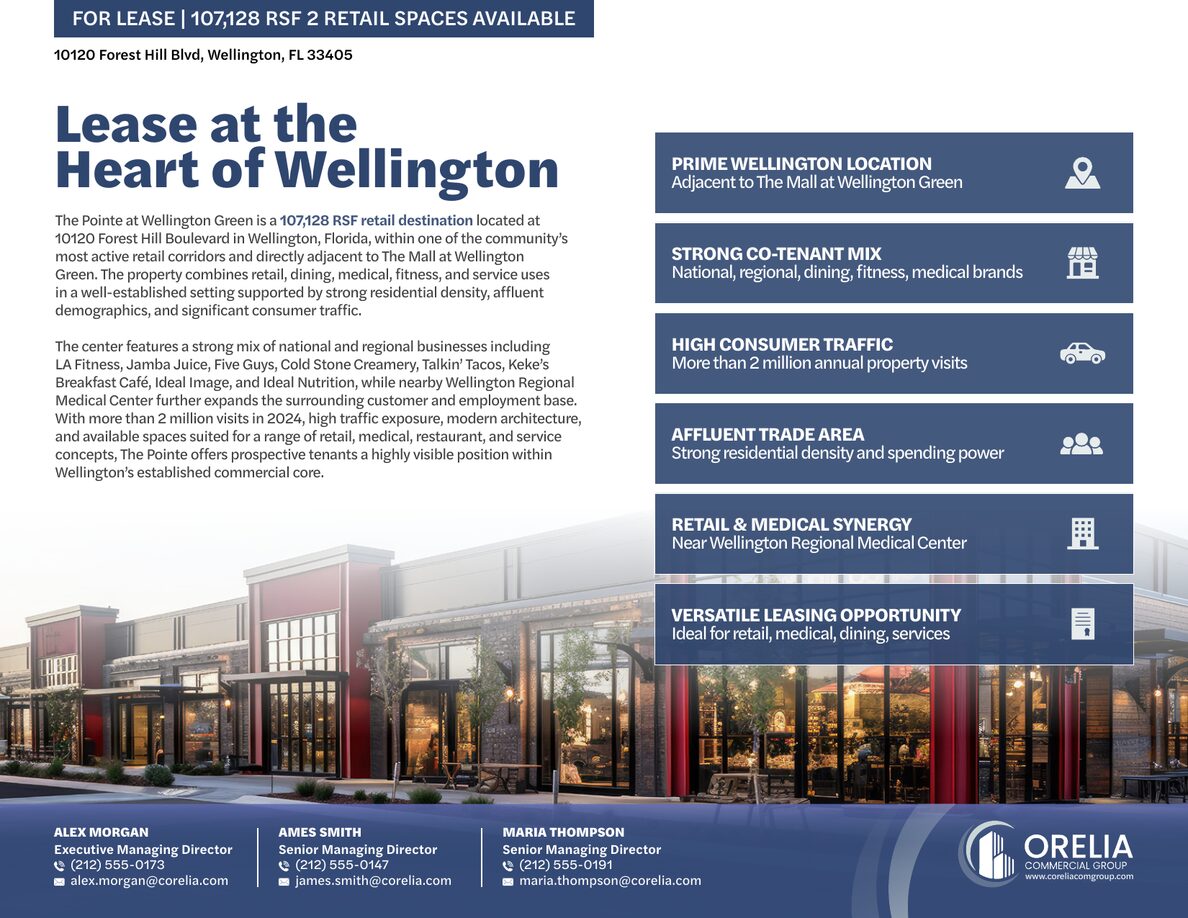 Retail Brochure sample, page 2 of 8