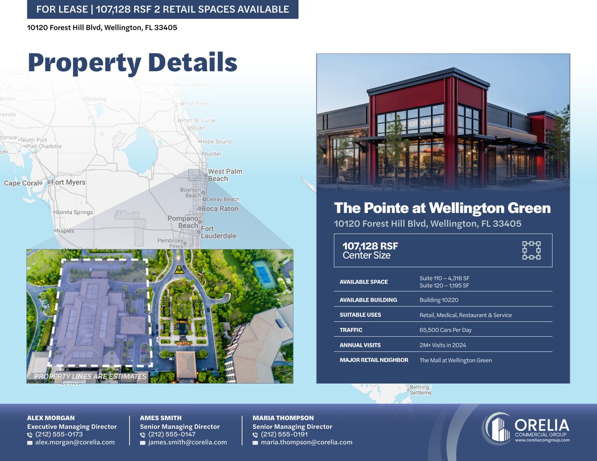 Retail Brochure sample, page 3 of 8